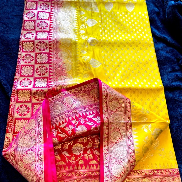 Patlipallu pure benarasi saree - Picture 4 of 4